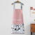 Apron Kitchen Household Waterproof Oil-Proof Fashion Household Work Clothes Adult Apron Canvas Cute Apron