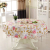 Waterproof and Oil-Proof Affordable Luxury Style round Tablecloth Dining Room/Living Room Decorative Tablecloth Coffee Table Table Mat Tablecloth