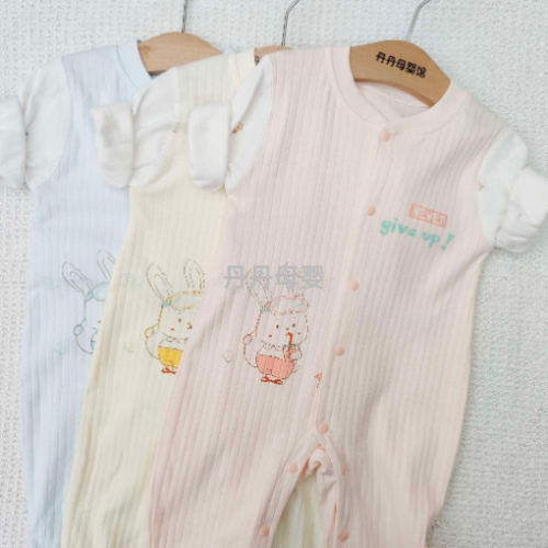 2024 spring and autumn 73-size 90 cotton wool a pair of buckles one-piece infant children‘s wear