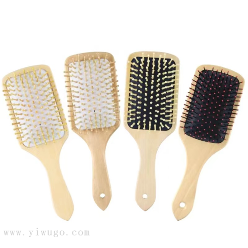 air cushion comb theaceae airbag comb hairdressing air cushion comb ribs hairdressing wooden comb household massage comb wholesale