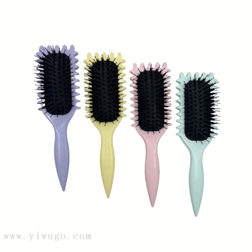 cross-border hot air cushion comb hairdressing smooth hair air cushion comb with hair airbag comb bounce curl definition style brush