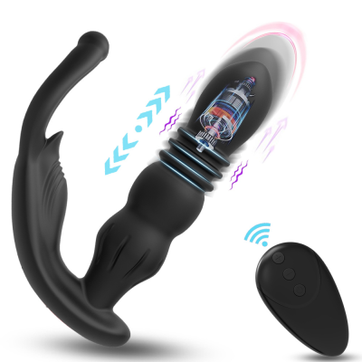 Adult Products Factory Wholesale Bull Devil Charging Retractable Silicone Sex Product Masturbation Device AliExpress Amazon