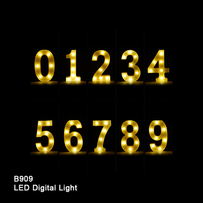 LED Digital Modeling Light Proposal Layout Colorful Lights Decoration Surprise Romantic Happy Birthday Small Night Lamp