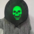 New Halloween Props Robe Lantern Electric Luminous Skull Haunted House Atmosphere Scene Layout Horror Decoration