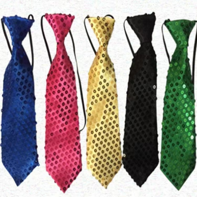 Sequin Glowing Necktie Decoration