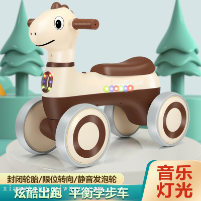 New Children's Scooter Baby Educational Novelty Toy Car One Piece Dropshipping Stall Gift Export Hot Sale