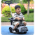 Baby Swing Car with Push Handle Baby Scooter Four-Wheel Yo Toy Anti-Rollover with Music Light Balance Car