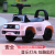 Baby Swing Car with Push Handle Baby Scooter Four-Wheel Yo Toy Anti-Rollover with Music Light Balance Car