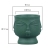 Nordic Style Cement Flower Pot Face Abstract Trophy Shape Minimalist Creative Small Pot Plant Green Plant Green Radish Gardening