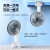 Usb Rechargeable Little Fan Wall-Mounted Mini Hand-Held Electric Fan Home Dormitory Desktop Fan Cross-Border