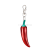 New Creative Red Chilli Matches Personalized Kerosene Lighter Keychain Pendant Stall Hot Sale Supply