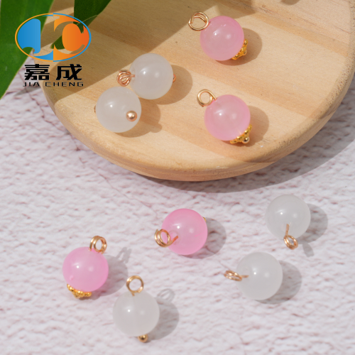 imitation jade cheongsam button color glaze national style button round curved needle lantern button receptacle shirt button