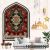 thickened shaped tassel living room floor mat european retro non-slip soft prayer mat bedroom floor mat worship blanket