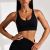 European and American Autumn and Winter Oblique Shoulder Running Sports Bra Yoga Clothes Fitness Clothes Trousers Seamless Yoga Suit Manufacturer Women