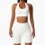 European and American Yoga Clothes High Waist Peach Hip Sports Suit Sexy Halter Fitness Clothes Seamless Yoga Suit Women