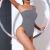 European and American New Hot Sale Seamless Yoga Bodysuit One-Piece Sexy One-Shoulder Fitness Sports One-Piece Yoga Clothes Women
