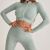 Spot Seamless Sportswear Top Yoga Suit Women's Zipper Tight Long Sleeve High Top Sports Fitness Suit