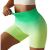 High Waist Hip Lift Yoga Pants Women's Sexy Tight Quick-Drying Fitness Pants Outdoor Running Seamless Gradient Color Sports Shorts
