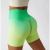 High Waist Hip Lift Yoga Pants Women's Sexy Tight Quick-Drying Fitness Pants Outdoor Running Seamless Gradient Color Sports Shorts