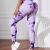 Tie-Dyed Exercise Workout Pants Women's High Waist Peach Hip Lifting Seamless Outerwear Jacquard Running Fitness Yoga Pants Autumn and Winter