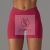 Cross-Border European and American Seamless Knit Breathable Solid Color Cross Waist Peach Hip Yoga Shorts Running Fitness Shorts Women