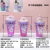 Cross-Border Factory Direct Supply Double Plastic Straw Cup Fashion Creative Unicorn Ice Cup