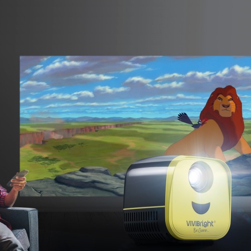 厂家L1儿童礼品批发跨境迷你投影仪家用便携户外投影机高清1080p