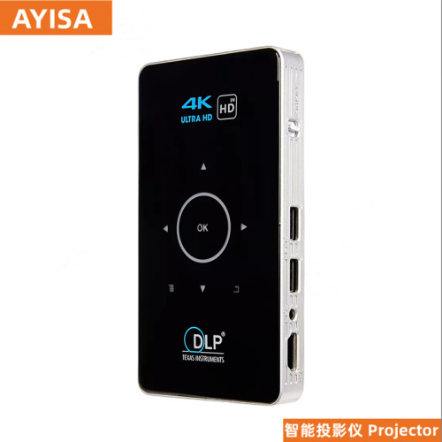 C6安卓系统智能DLP高清迷你便捷式家用手机投影机projector投影仪