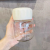 Scale Internet Celebrity Chubby Cup 2023 Hot Water Cup High Temperature Resistant Small Milk Cup Mini Glass Cup Female Portable Soybean Milk Cup