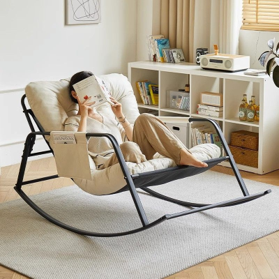 Lazy Sofa Rocking Chair Internet Celebrity Adult Nap Recliner Home Balcony Living Room Backrest Leisure Chair Leisure Recliner