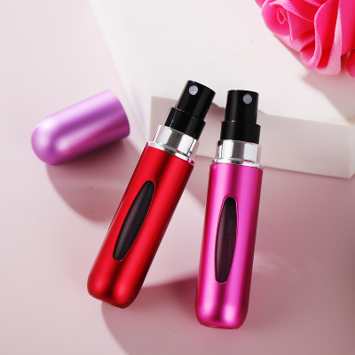 Spot 5ml Bottom Charging Perfume Sprayer Electrochemical Aluminum Recyclable Perfume Sub-Bottles Portable Cosmetic Bottle