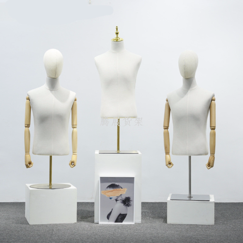 台式模特道具男半身人台西装礼服西服展示架服装店全身男装模特架