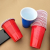 Factory Production Environmental Protection Common Style Disposable Two-Color Plastic Cup PS Table Tennis Cup Party Two-Color Cups