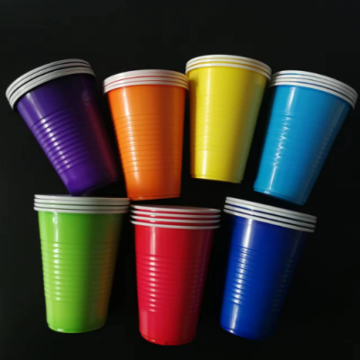 Disposable Plastic Cup Party Beer Cup 12Oz Oz Table Tennis Cup Game Solo Cup Cross-Border Wholesale
