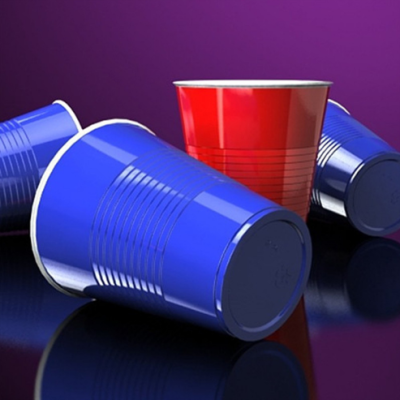 Export Two-Color Cups 200ml Thick Drinking Water Cup Color Party Wholesale Disposable Cup Color Complete