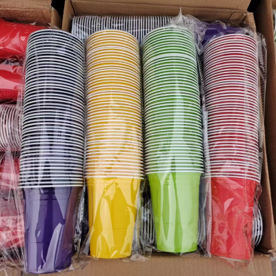 Exported to Europe Party Cup Banquet Game CUP Party Cup Hot Drinks Cup Table Tennis Two-Color Cups Wholesale