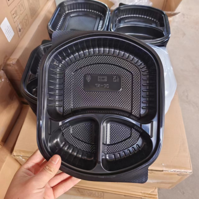 Export Exclusive American Lunch Box Disposable Takeaway Packing Box Thickened Environmentally Friendly Fast Food Box Wholesale