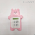 Bear Computer Keychain Pendant Mini Calculator