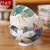 Underglaze Color Korean Water Ballad Hand-Painted Craft Ceramic Rice Bowl Tableware