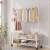 Clothes Hanger Floor Vertical Hanging Clothes Rack Bedroom Room Simple Wardrobe Coat Rack Household Solid Dirty Clothes Basket