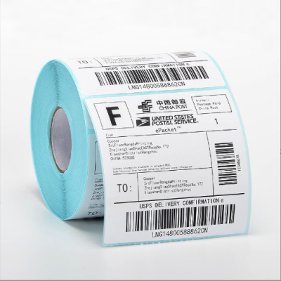 Factory Direct Sales Adhesive Sticker Waterproof and Oil-Proof Multi-Row Thickened Label Thermal Printing Adhesive Sticker