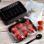 Disposable Black Packing Box Fresh Blister Inner Packing Box Wholesale Custom Fruit Tray Plastic Box