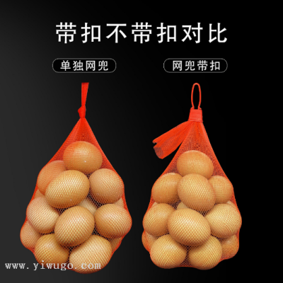 Wholesale Encrypted Mesh Bags Eggs Net Poet Net Bag with Portable Bule Supermarket Net Poet Factory Wholesale