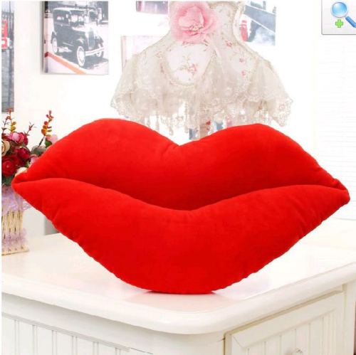 sexy red lip big lips pillow/cushion cute creative novelty plush toys valentine‘s day gift wholesale