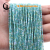 2mm 3mm shiny hydro faceted crystal turquoise beads hydro glass coral beads for jewelry making