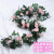 Artificial Rose Fake Flower Vine Balcony Hanging Basket Rattan Chair Decorative Suspended Ceiling Air Conditioner Plumbing Decoration Flower Rattan Block Winding