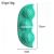 New TPR Pet Pea Toy Bite Molar Rod Dog Toy Tooth Cleaning Ball Bite-Resistant Interactive Training Item