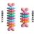 New Pet the Toy Dog Toy Bone-Shaped Multi-Color Bite-Resistant Molar Rod Toy Wholesale