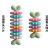 New Pet the Toy Dog Toy Bone-Shaped Multi-Color Bite-Resistant Molar Rod Toy Wholesale