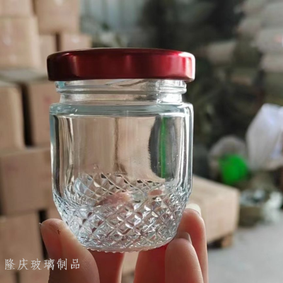 New Cubilose Bottle Stewed High Temperature Resistant Fresh Cubilose Stewing Sub-Packaging Glass Bottle
